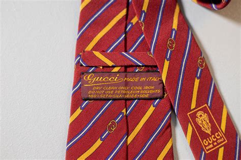 second hand gucci tie|vintage Gucci ties.